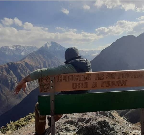 Скамейка счастья в фиагдоне